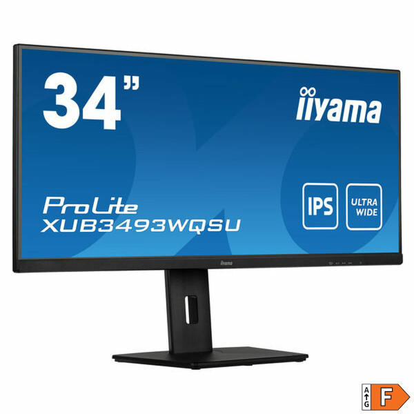 Monitor Iiyama XUB3493WQSU-B5 Black 75 Hz 34" UltraWide Quad HD