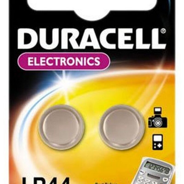 Alkaline Button Cell Batteries DURACELL LR44 LR44 1.5V (2 pcs)