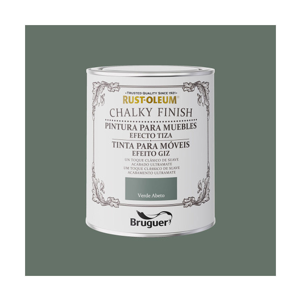 Paint Bruguer Rust-oleum Chalky Finish 5733889 Furniture Fir Green 750 ml