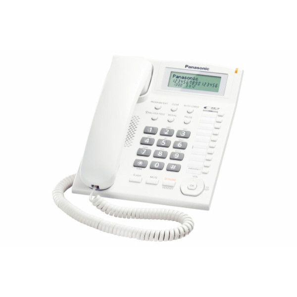 Landline Telephone Panasonic Corp. KX-TS880EXW LCD White