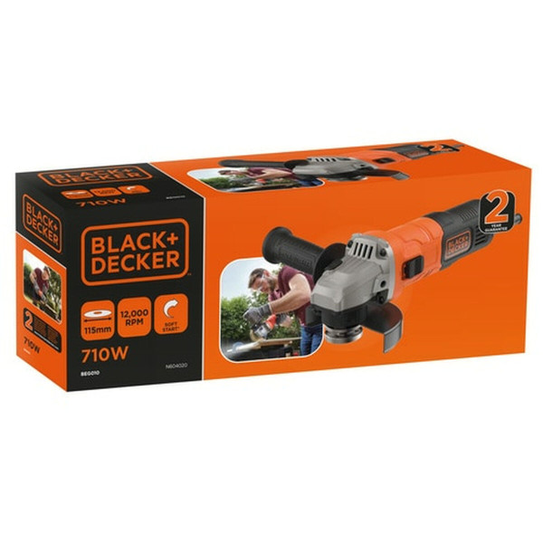 Angle grinder Black & Decker BEG010 Mini 115mm 230-240 V 710 W