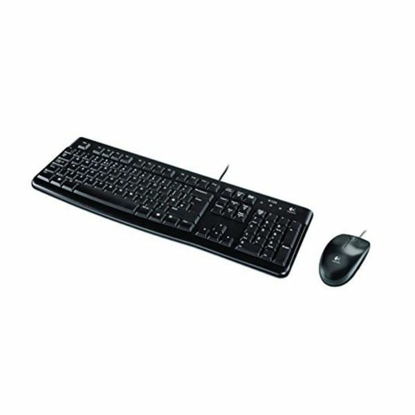 Keyboard and Optical Mouse Logitech 920-002550 USB Black