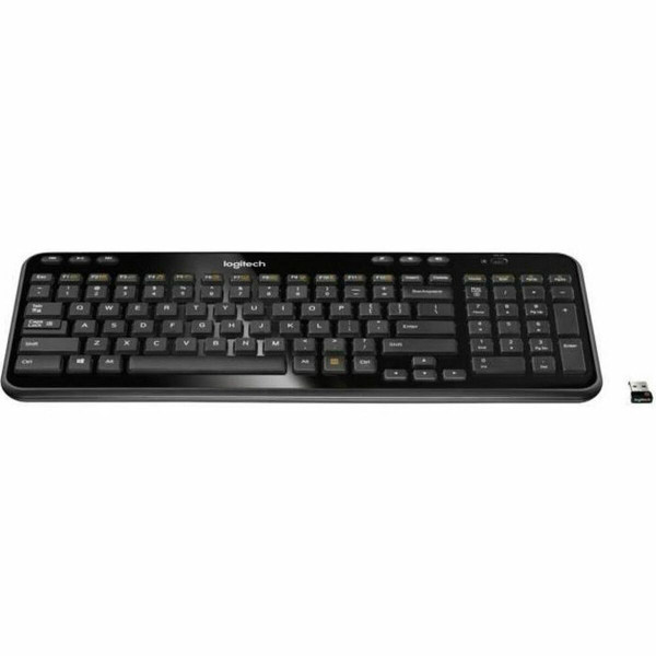 Bluetooth Keyboard Logitech K360 Bluetooth Black Dark grey Wireless AZERTY