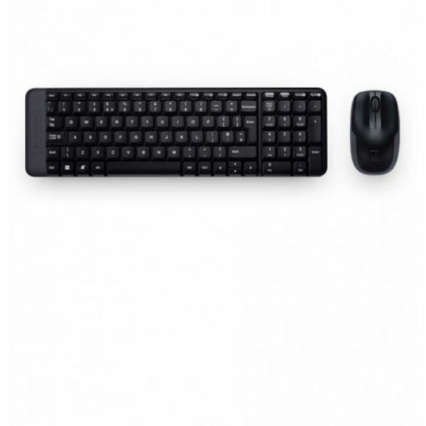 Keyboard and Wireless Mouse Logitech 920-003159 Black