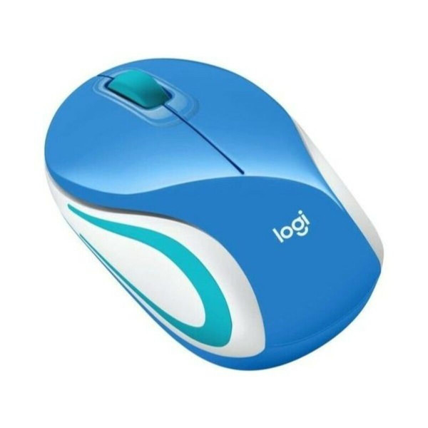 Optical Wireless Mouse Logitech LGT-M187BU 1000 dpi