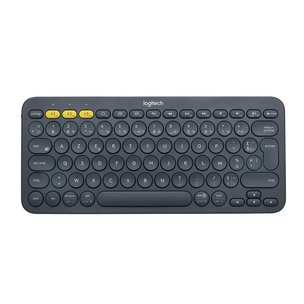 Keyboard Logitech K380 Dark grey French AZERTY