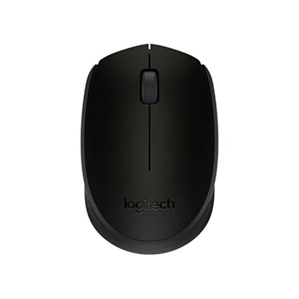 Optical Wireless Mouse Logitech B170 1000 dpi Black