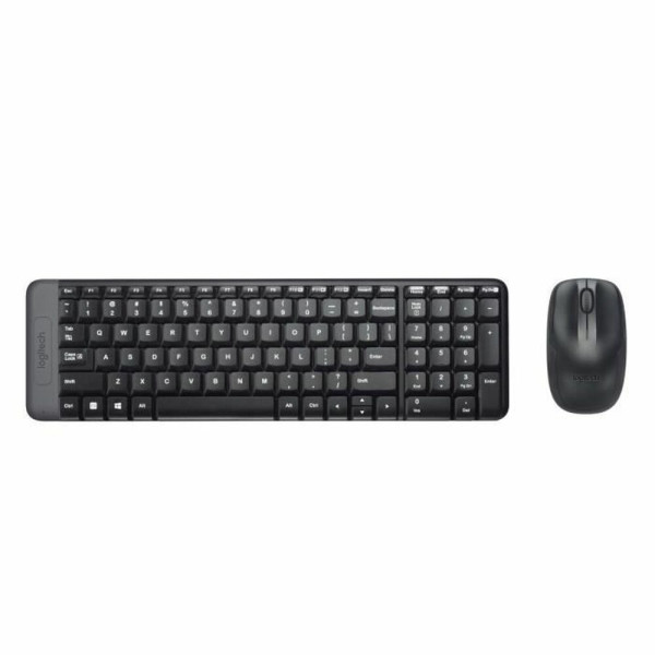 Keyboard and Wireless Mouse Logitech MK220 French AZERTY