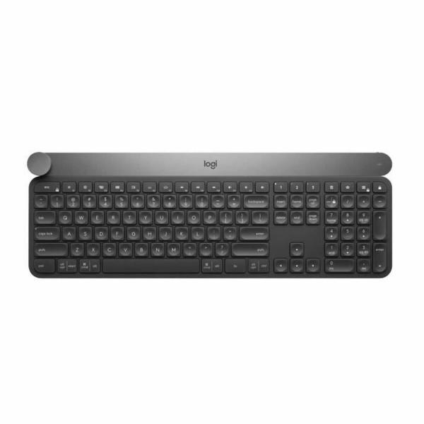 Keyboard Logitech Craft Bluetooth Silver Black Wireless French AZERTY