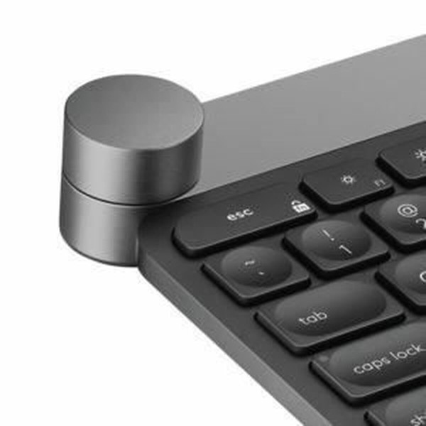 Keyboard Logitech Craft Bluetooth Silver Black Wireless French AZERTY