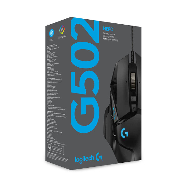 Mouse Logitech G502 HERO 600 dpi