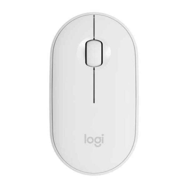 Optical Wireless Mouse Logitech Pebble M350 White