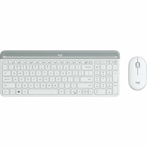 Mouse & Keyboard Logitech 920-009199 Spanish Qwerty White