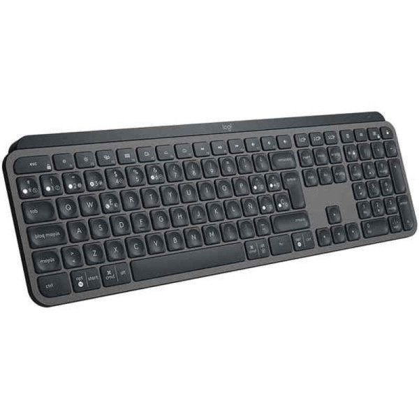 Wireless Keyboard Logitech Mx Keys Black Spanish Qwerty