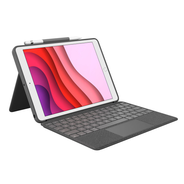 Bluetooth Keyboard with Support for Tablet Logitech Combo Touch