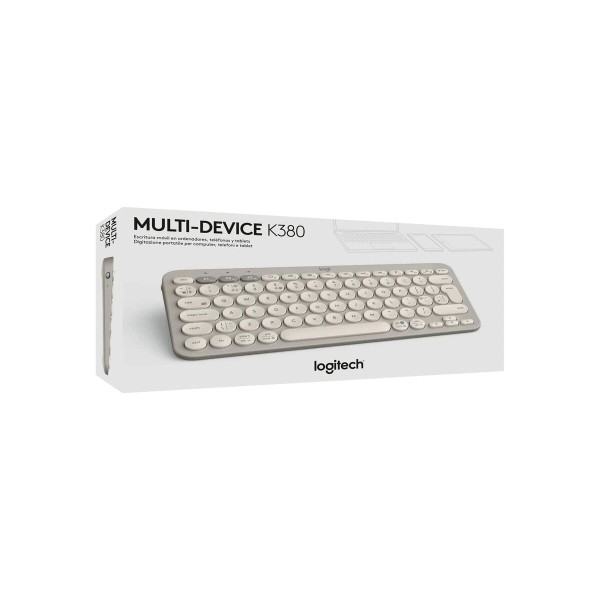 Bluetooth Keyboard Logitech K380 Spanish Qwerty