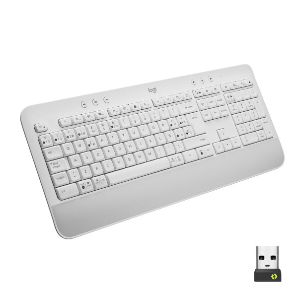 Keyboard Logitech Signature K650 Spanish Qwerty White