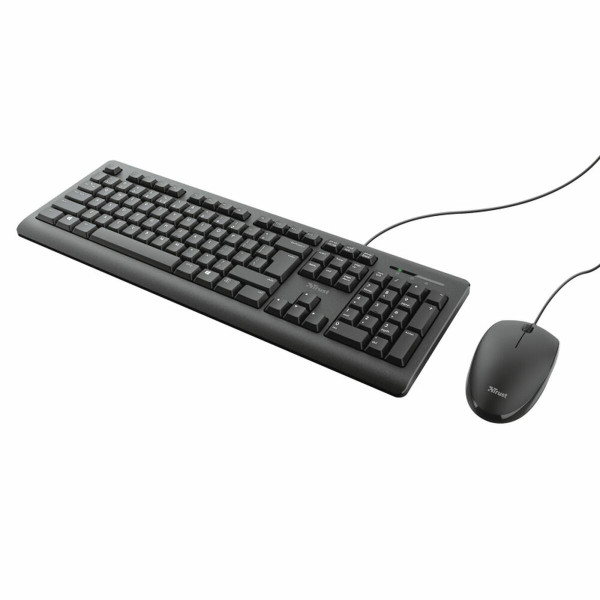 Keyboard and Mouse Trust TKM-250 Spanish Qwerty