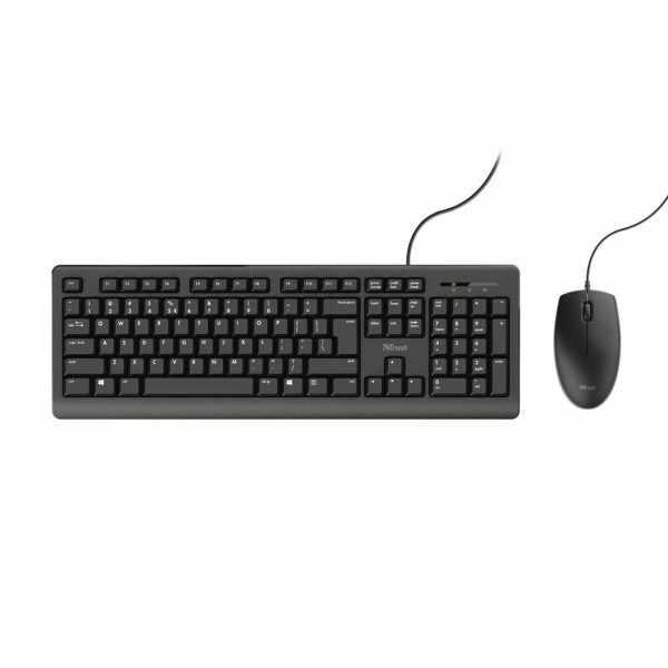 Keyboard and Mouse Trust TKM-250 Spanish Qwerty