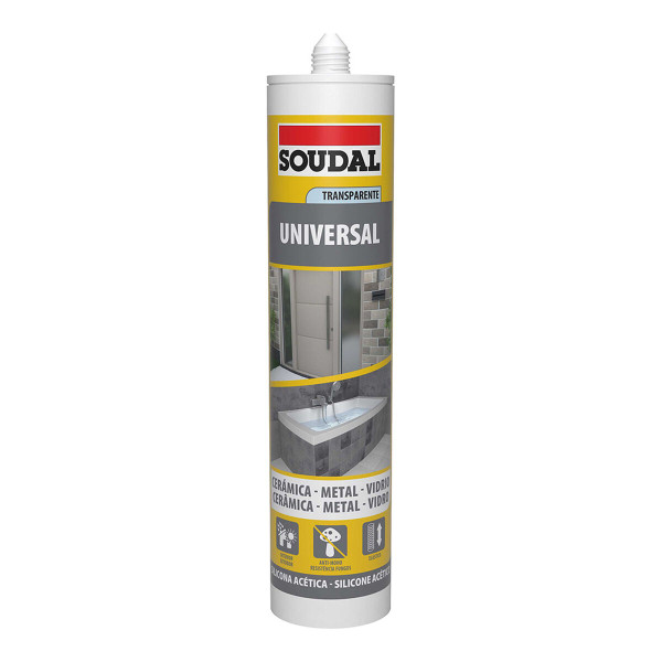 Silicone Soudal 103183 Universal Translucent 280 ml