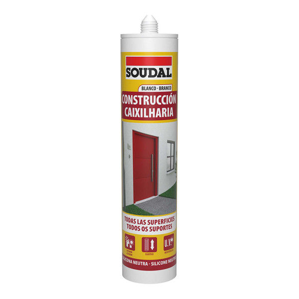 Silicone Soudal 115786 Construction White 290 ml