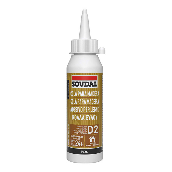 Instant Glue Soudal 120176 Wood White 125 g