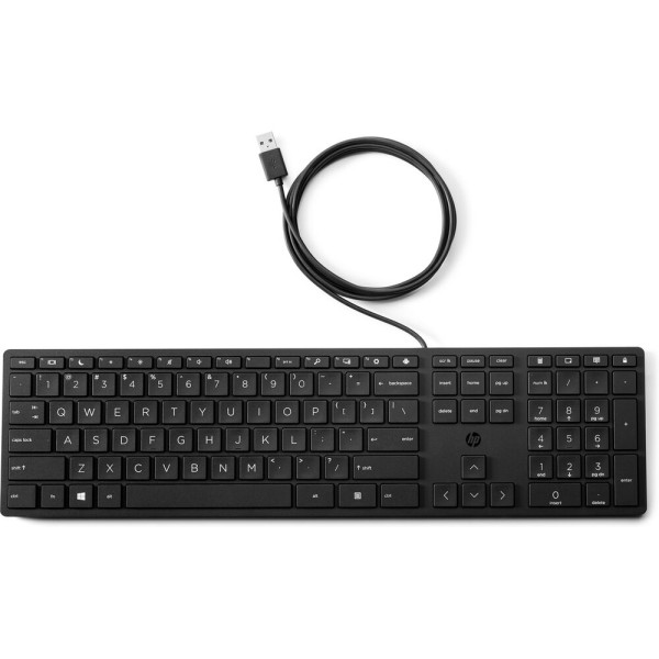 Keyboard HP 320K Spanish Qwerty Black