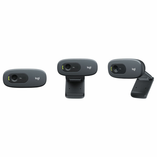 Webcam Logitech 960-001381 720p Black