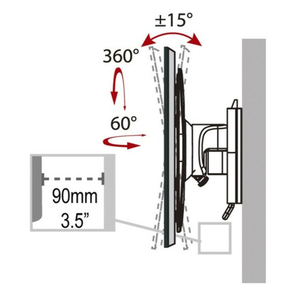 TV Mount Haeger Tilt & Swivel 17" - 37"