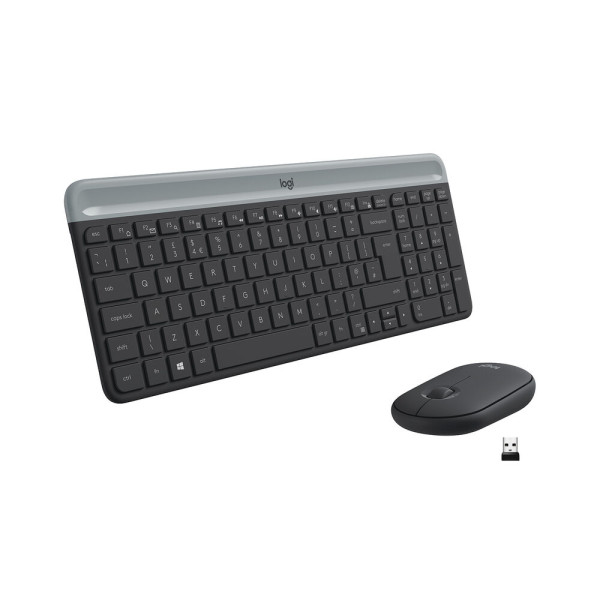 Keyboard and Mouse Logitech Slim Wireless Keyboard and Mouse Combo MK470