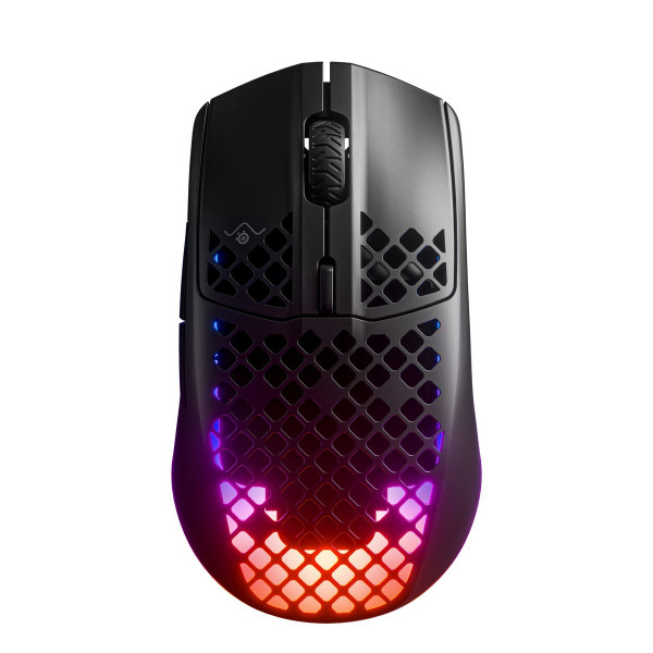 Mouse SteelSeries Aerox 3 Black Wireless Gaming LED Lights