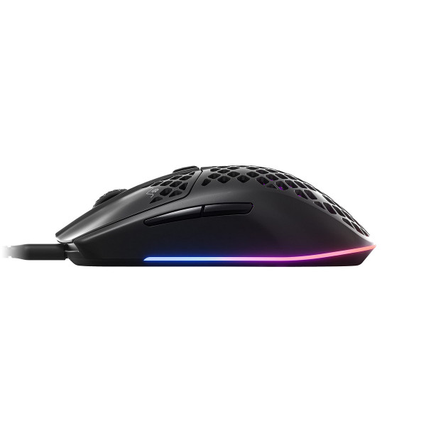 Mouse SteelSeries Aerox 3 Black Wireless Gaming LED Lights