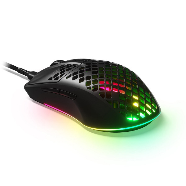 Mouse SteelSeries Aerox 3 Black Wireless Gaming LED Lights