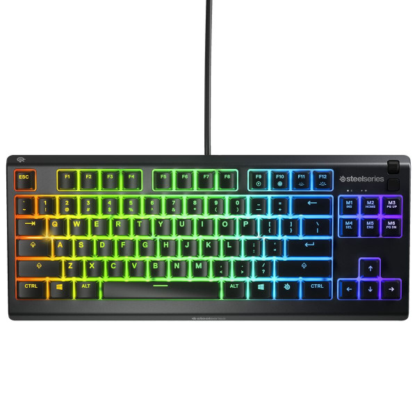 Keyboard SteelSeries Apex 3 USB Black Gaming French With cable AZERTY