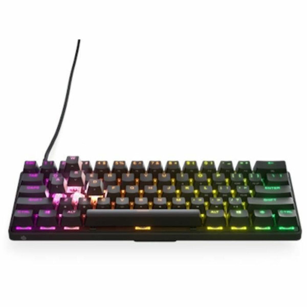 Keyboard SteelSeries Apex Pro Mini USB Black Gaming Backlighted LDC AZERTY