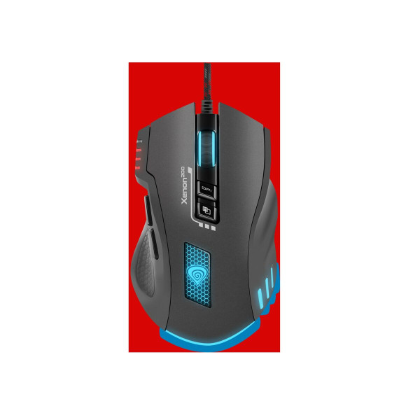 Gaming Mouse Genesis Xenon 200 RGB 3200 DPI Black