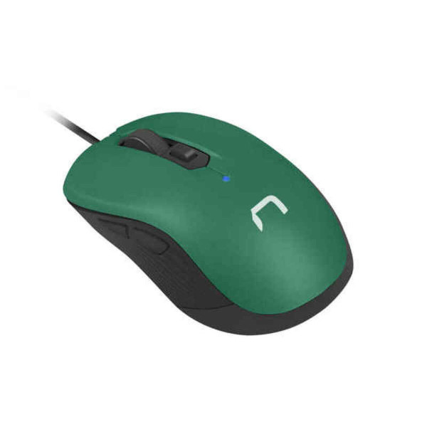 Mouse with Cable and Optical Sensor Natec DRAKE 3200 DPI Green