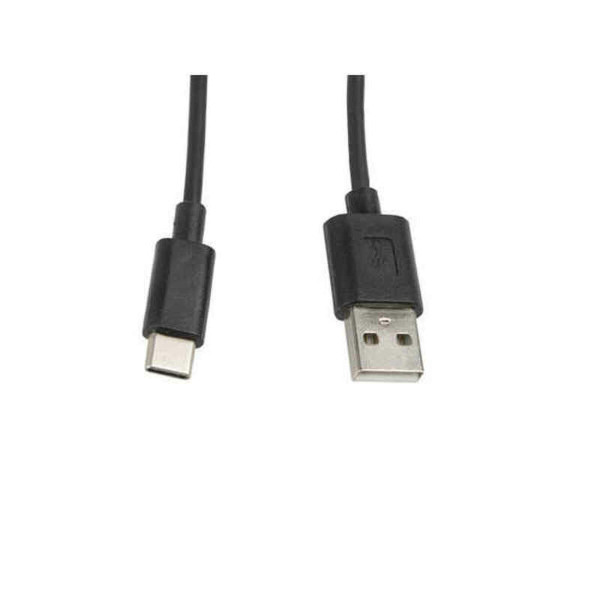 USB 2.0 A to USB C Cable Lanberg 480 Mb/s Black