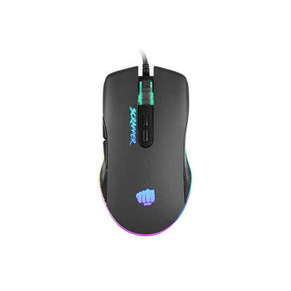 Gaming Mouse Fury Scrapper RGB 6400 DPI Black