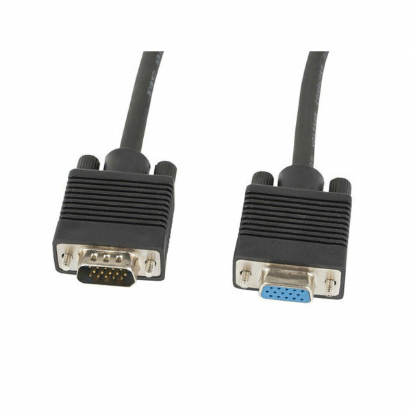 VGA Cable Lanberg CA-VGAC-10CC-0050-B+ Black 5 m