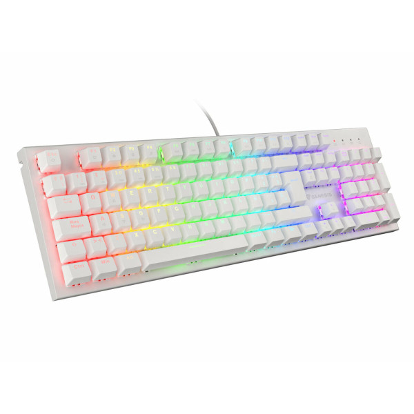 Gaming Keyboard Genesis NKG-1863 White Qwerty Portuguese