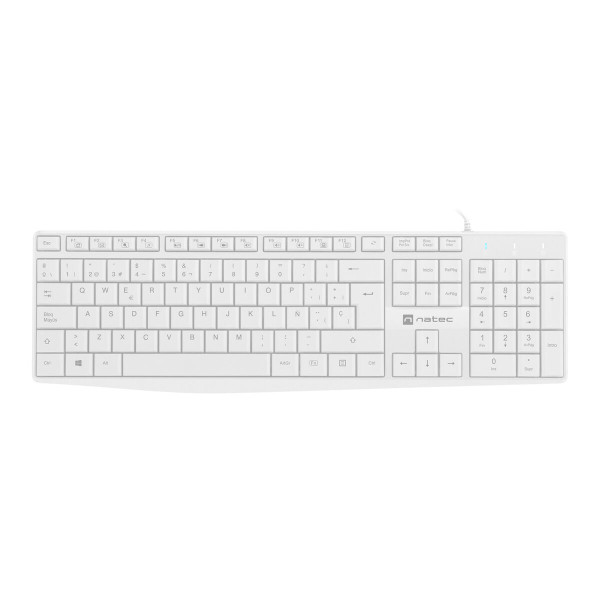 Keyboard Natec NAUTILUS SLIM Spanish Qwerty