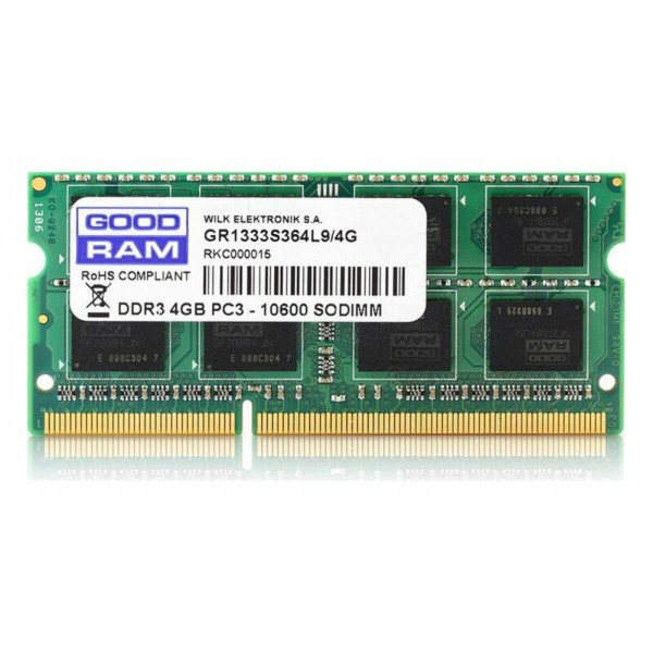 RAM Memory GoodRam GR1333S364L9S 4 GB DDR3 1333 MHz 4 GB