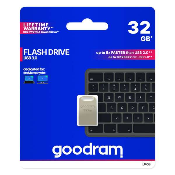 Pendrive GoodRam Executive USB 3.0 Silver 32 GB