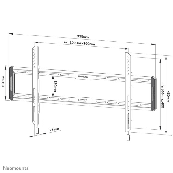 TV Mount Neomounts WL30-550BL18 70 Kg