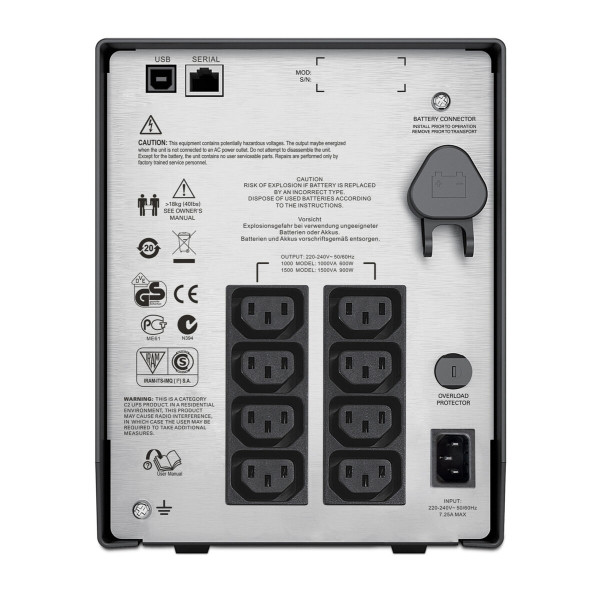 Uninterruptible Power Supply System Interactive UPS APC SMC1000I