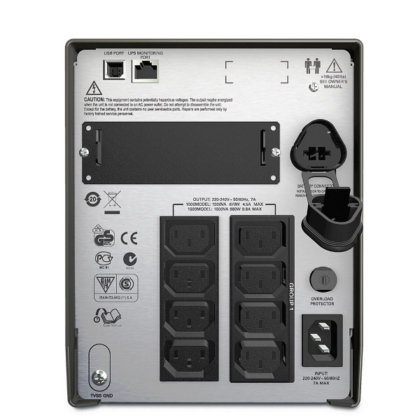 Uninterruptible Power Supply System Interactive UPS APC SMT1000I