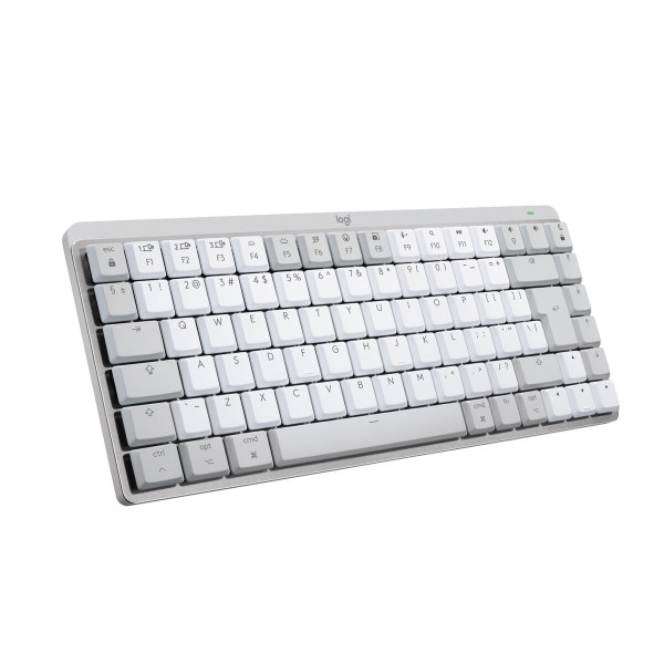 Wireless Keyboard Logitech MX Mechanical Mini English EEUU White QWERTY