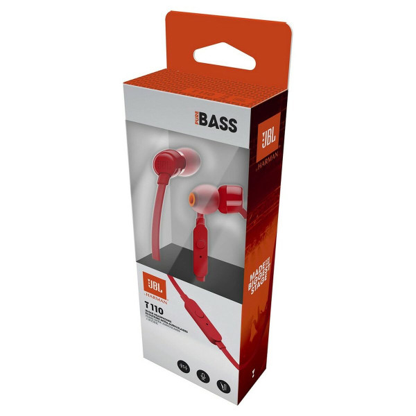 Headphones with Microphone JBL Red