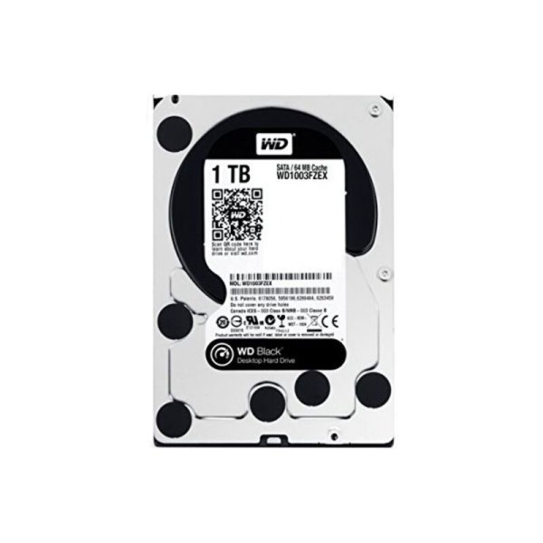 Hard Drive Western Digital Black WD1003FZEX 3.5" 1 TB Sata III 7200 rpm Buffer 64 MB 1 TB